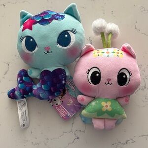 Mercat & Kitty Fairy 8in Plushies